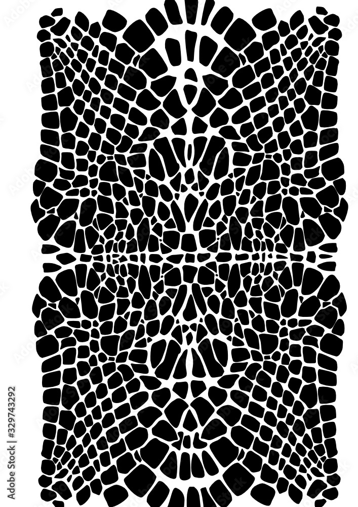 Animal print background. Reptile skin. Stock Vector | Adobe Stock