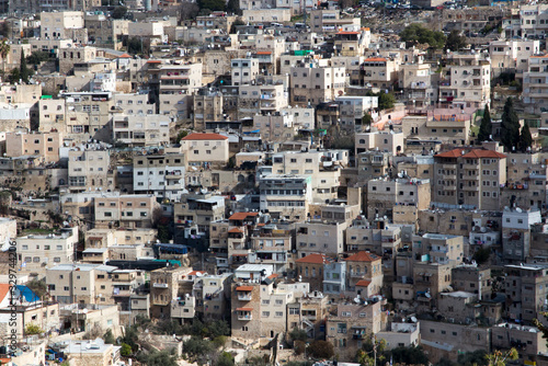 dense buildings in one of the Jerusalem areas in Israel © rparys