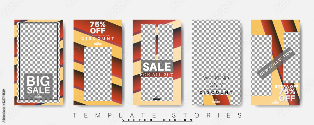 Editable Story background template. Vector Modern design background for social media. Post layout template. Editable Story background template. Vector Modern design background for social media. Post layout template.