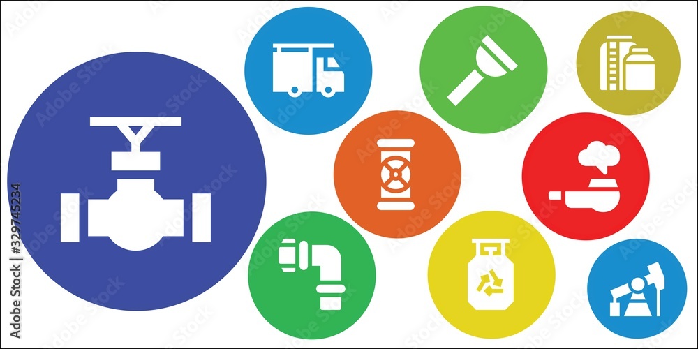 pipeline icon set pipeline icon set