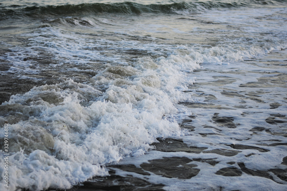 Sea wave close up, low viewing angle. Sea wave close up, low viewing angle.