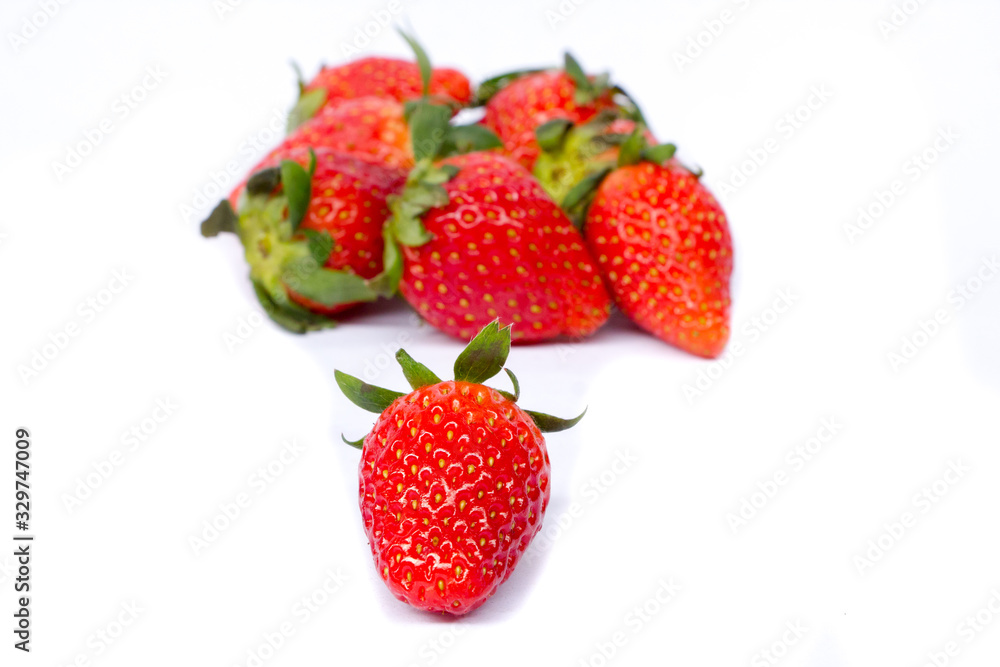 fresh strawberry isolated on white fresh strawberry isolated on white