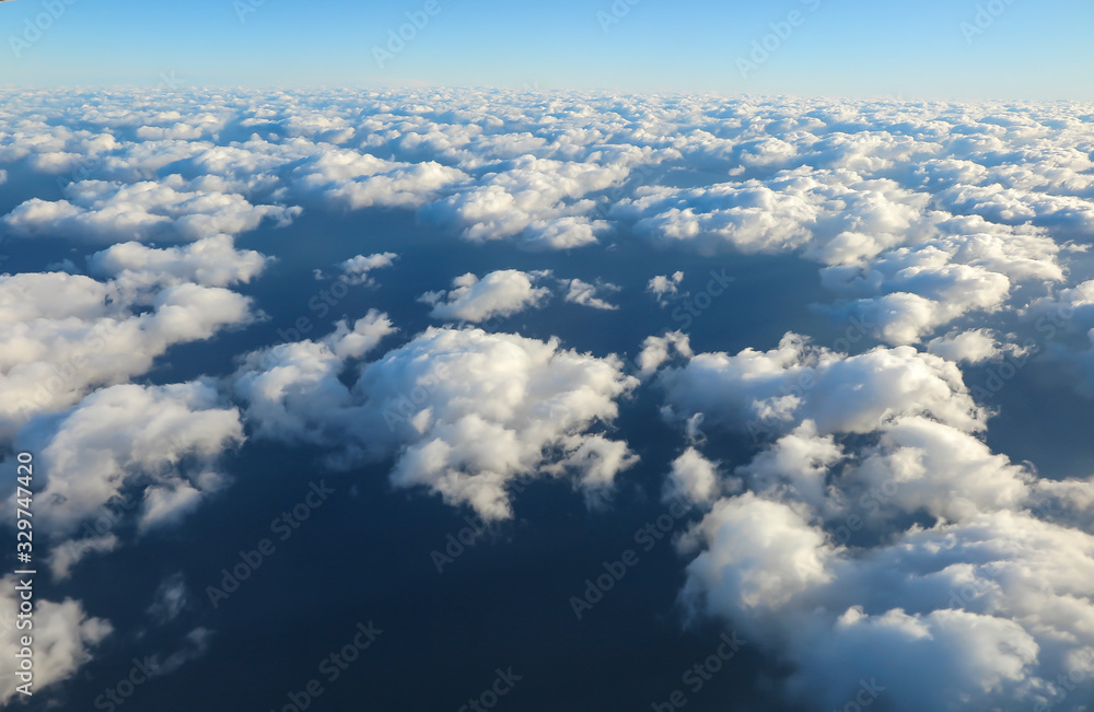 Fototapeta premium clouds seen from above as