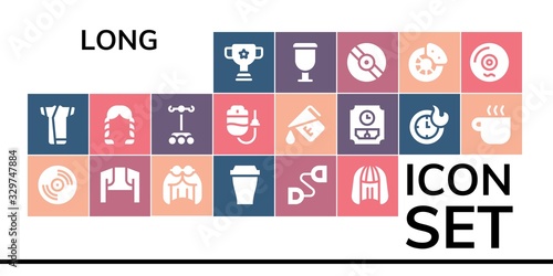 long icon set