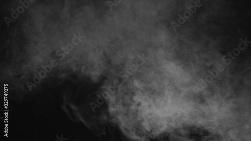 smoke   vapor   fog - realistic smoke cloud best for using in composition  4k  use screen mode for blending  ice smoke cloud  fire smoke  ascending vapor steam over black background - floating fog
