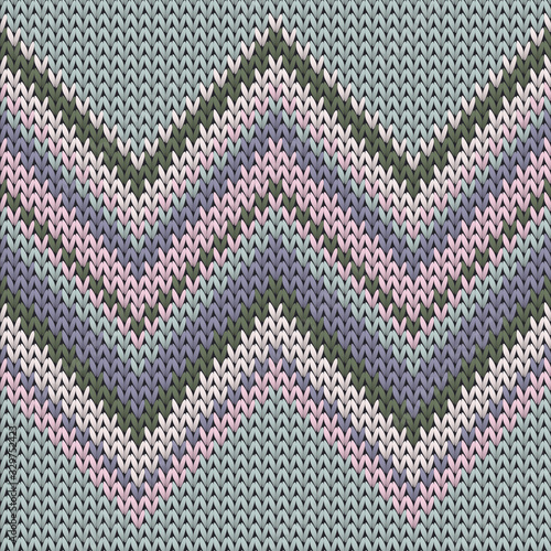 Bright zig zal lines knit texture geometric 