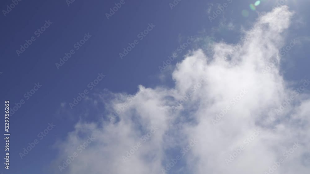 The steam from thermal pool with blue sky. The steam from thermal pool with blue sky.