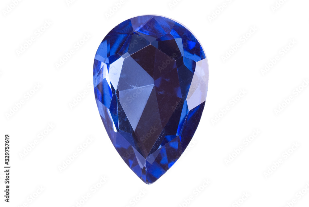Shiny rhinestones isolated on white background, gemstone Shiny rhinestones isolated on white background, gemstone