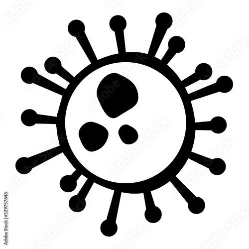 corona virus vector graphic. wuhan virus.