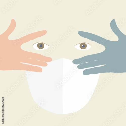 The Symbolic Illustration Of A Masked Man