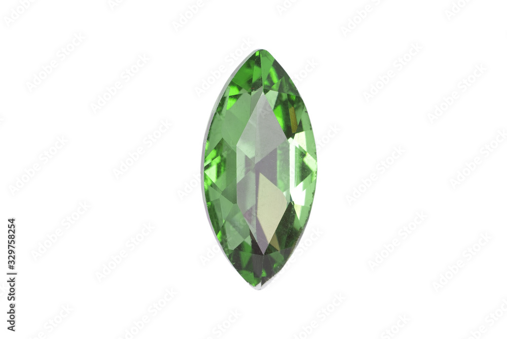 Shiny rhinestones isolated on white background, gemstone Shiny rhinestones isolated on white background, gemstone