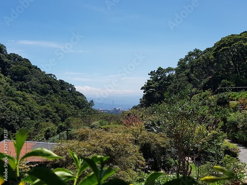 view of tropical island