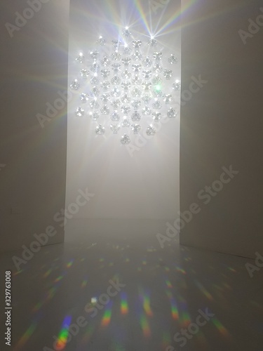 abstract background with lights like stars