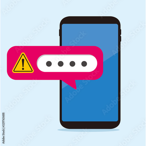 secure flat icon illustration vector 