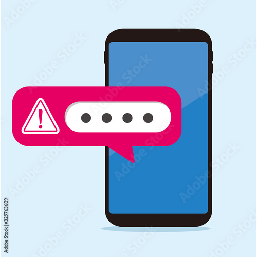 secure flat icon illustration vector 