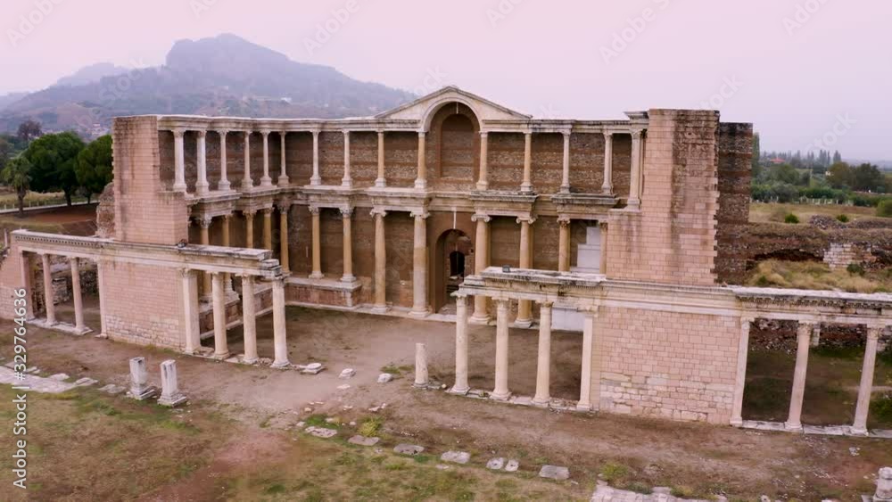 Sardes Ancient City, The Greek gymnasium of Sardis. Manisa Turkiye Sardes Ancient City, The Greek gymnasium of Sardis. Manisa Turkiye