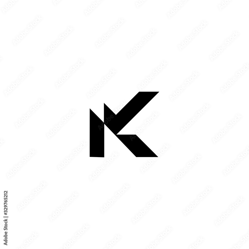 KW WK Letter Logo Design Vector KW WK Letter Logo Design Vector