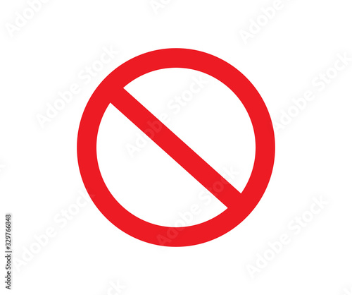 Free Download Stop sign. Prohibition sign. Vector illustration.  - GFXLoad