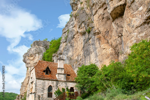 Fotografie Rocamadour. Maison de la Pommette. Lot. Occitanie