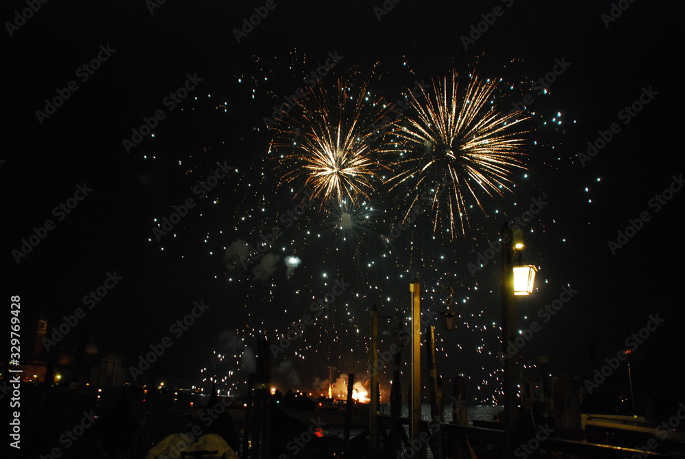 Naklejka premium Fireworks