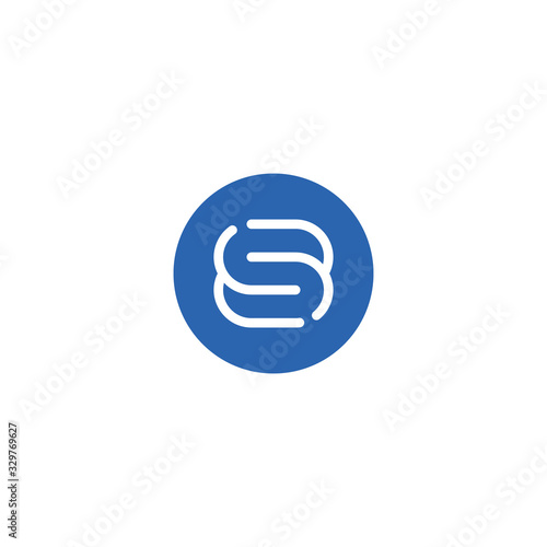 Letter S logo icon design template elements. © Micro Cube