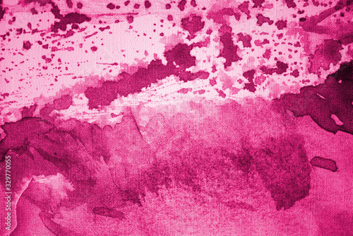 Bright pink abstract watercolor background