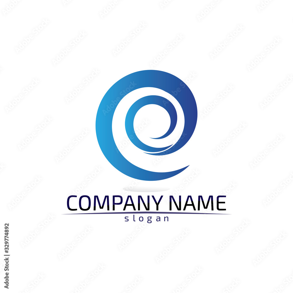 water drop Logo Template vector illustration design