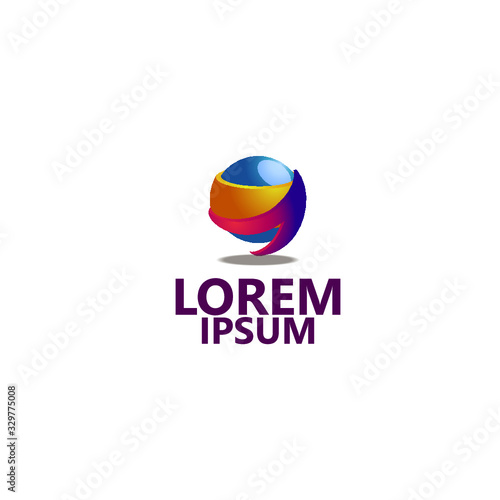 Free Download COMPANY LOGO 3D, Modern abstract design vector element for identity, logotype or icon.  - GFXLoad