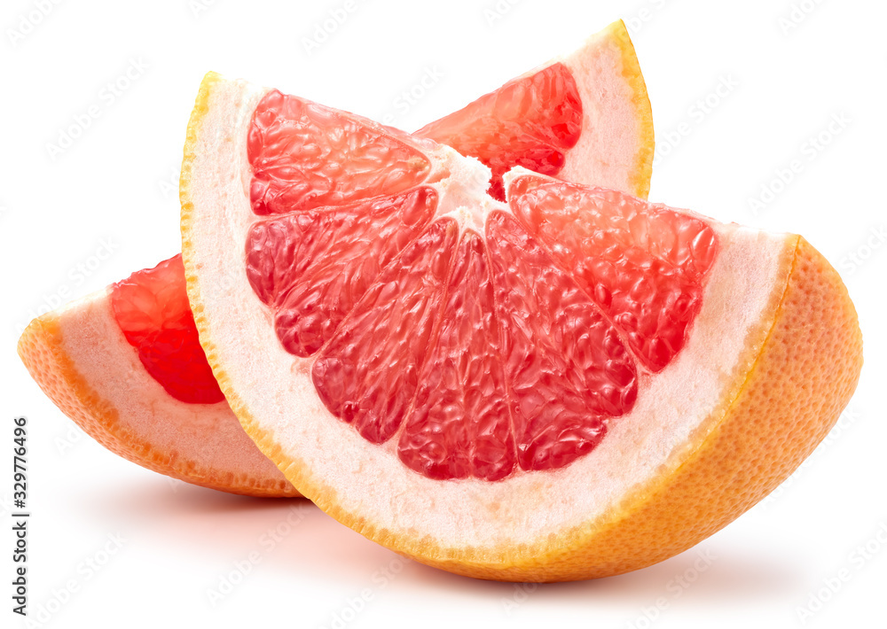 Grapefruit slice isolated on white background. Ripe fresh grapefruit clipping path. Grapefruit slice isolated on white background. Ripe fresh grapefruit clipping path.