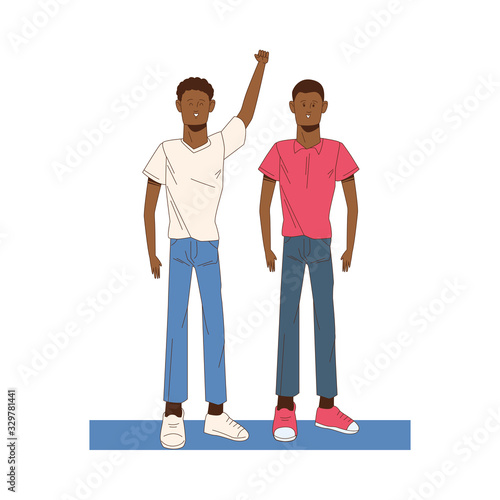 interracial men avatars characters icons