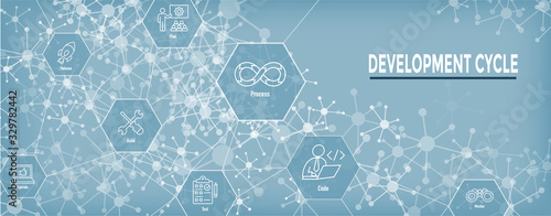 Development Operations & Life Cycle - DevOps Icon