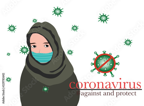 women wear protective mask protect from corona virus (covid19)