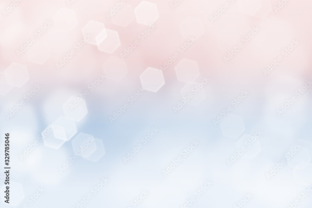 Sweet pastel background with bokeh light.