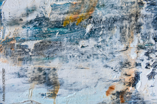 Abstract art, colorful oil paintings on canvas are beautiful, modern art Contemporary art. 