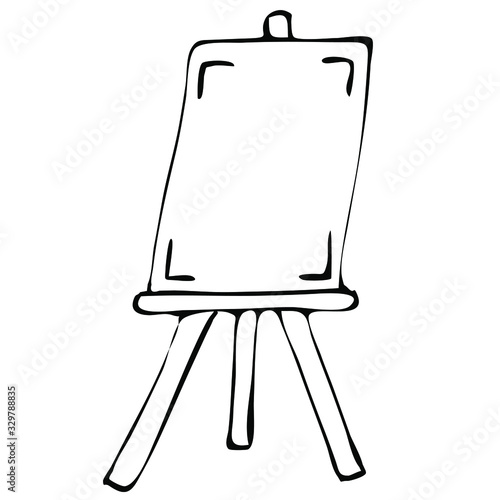 Element in doodle business and stationery set. Hand drawn vector illustration for cards, posters, stickers and professional design.