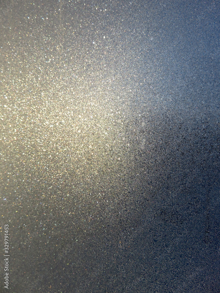 Frosty pattern on the window glass. Frosty pattern on the window glass.