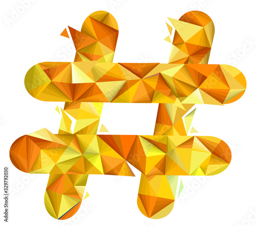 Hashtag Abstract Geometric ...