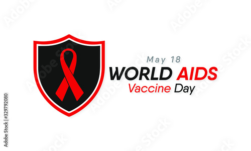 Vector illustration on the theme of World AIDS Vaccine Day, also known as HIV Vaccine Awareness Day, is observed annually on May 18.