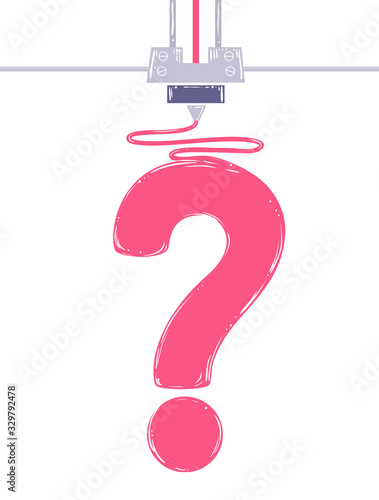 Printing Question Mark 3D I...