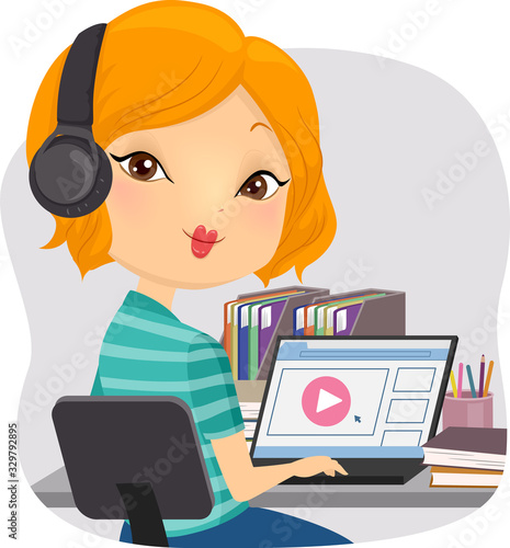 Girl Homeschool Watch Video...