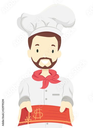 Man Chef Restaurant Gift Ca...