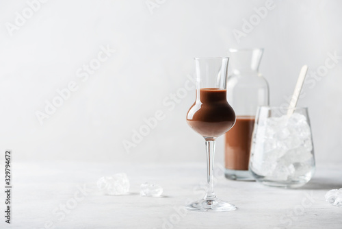 Sweet chocolate liqueur