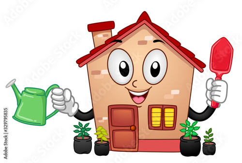 Mascot Cleaning Home Garden...