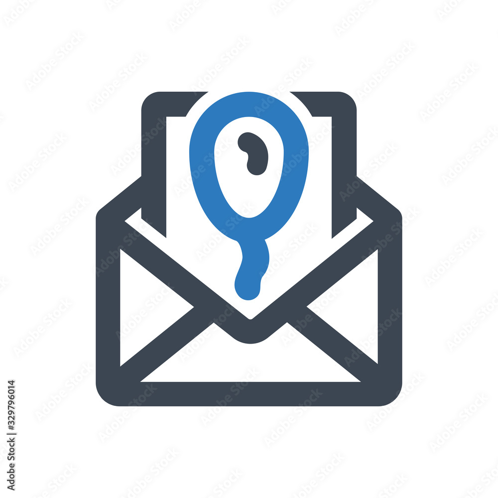 Invitation Letter Icon Invitation Letter Icon