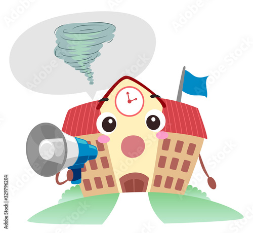 Mascot School Tornado Drill...