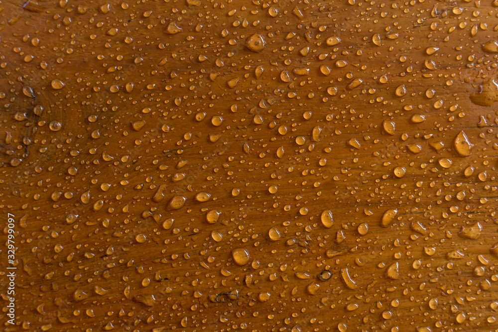 water drops on a glass