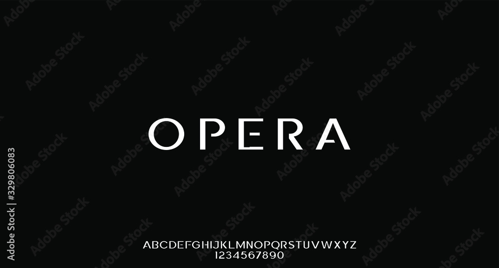 opera, the luxury elegant font typeface alphabet set - obrazy, fototapety, plakaty 