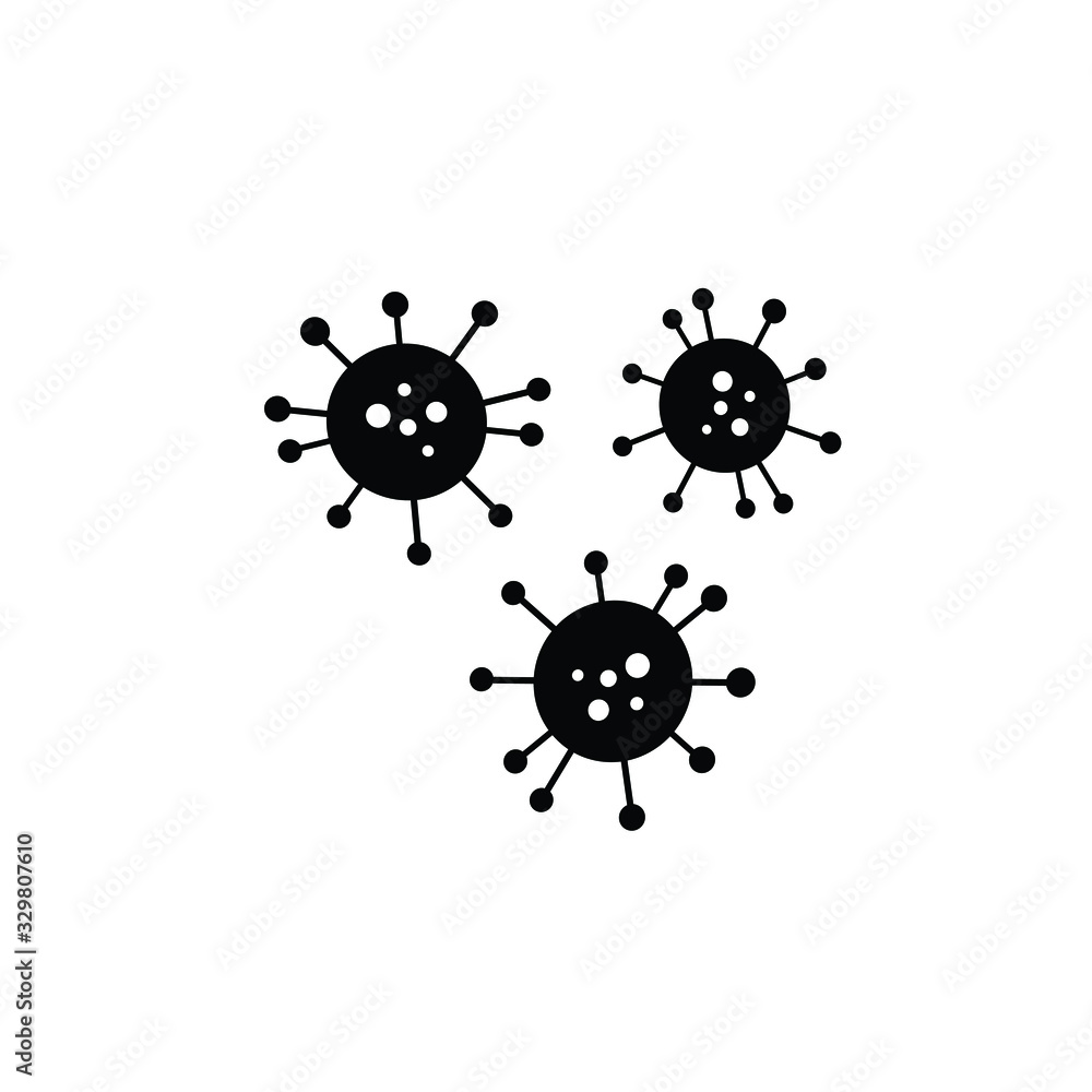 germ icon black vector sign covid 19 icon. coronavirus sign germ icon black vector sign covid 19 icon. coronavirus sign