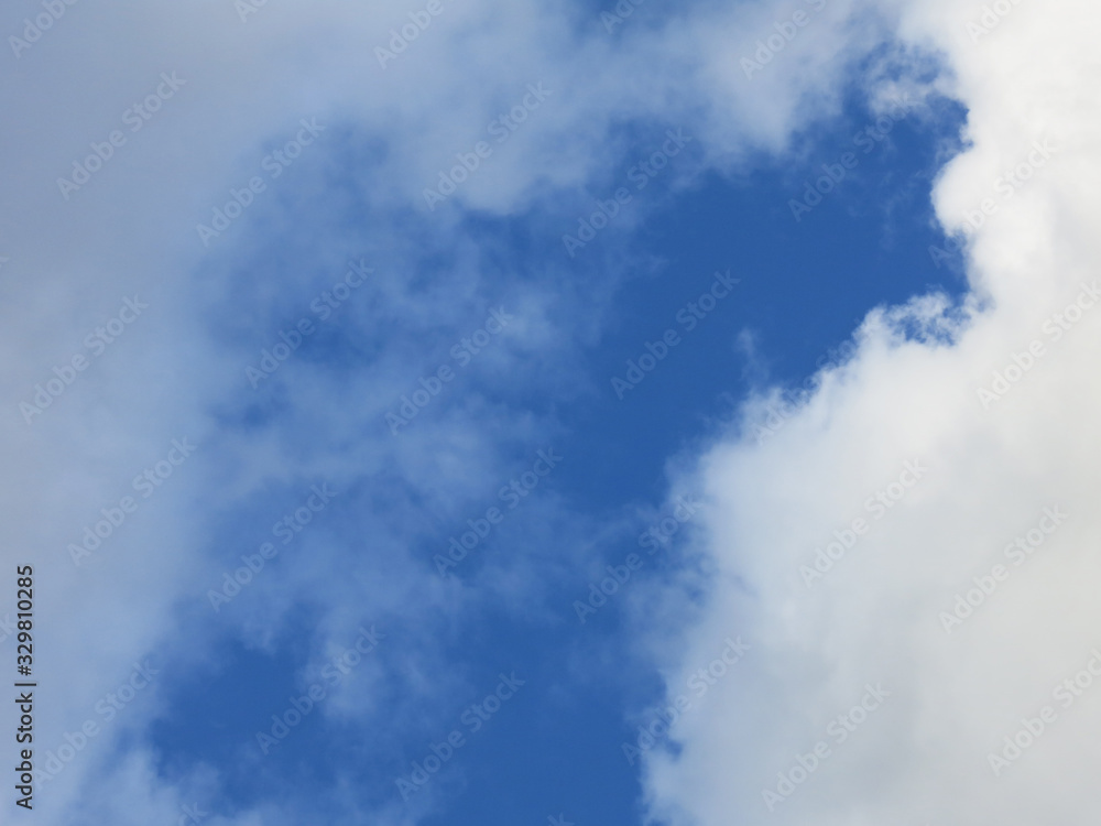 bright blue sky with beautiful white clouds bright blue sky with beautiful white clouds