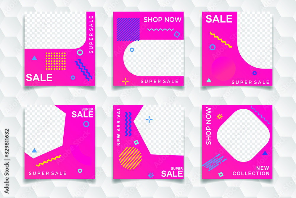 Modern promotion square web for Social Media Banner Template Collection, Flash sale, Discount template, Email ad newsletter layouts. Modern promotion square web for Social Media Banner Template Collection, Flash sale, Discount template, Email ad newsletter layouts.